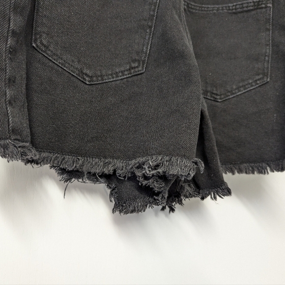 H&M Black Denim Shorts - Picture 5 of 10